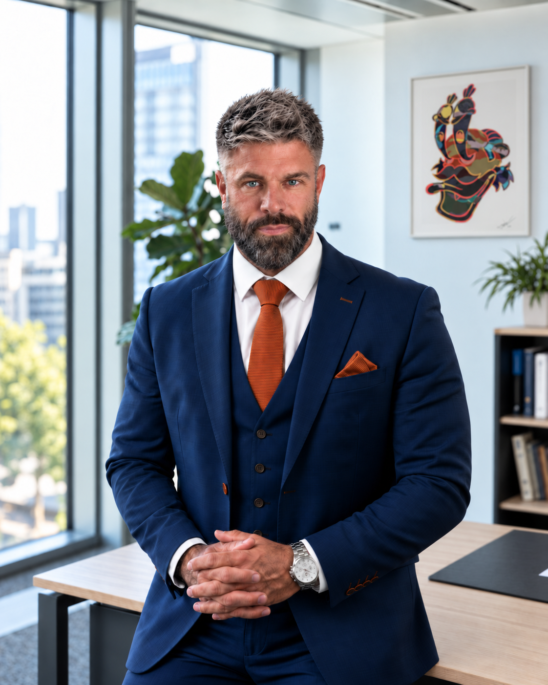 Nicolas Wilmet, fondateur de LCE Group, dans son bureau